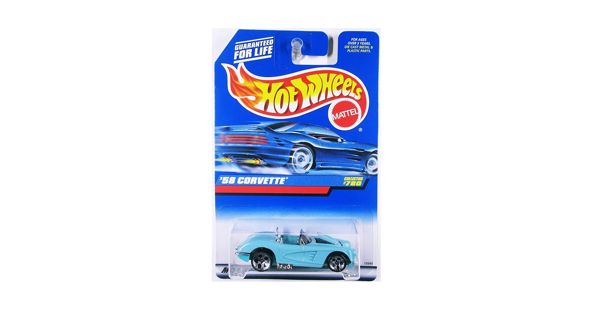 Amazon.com: Hot Wheels 1998 #780 '58 Corvette : Toys & Games
